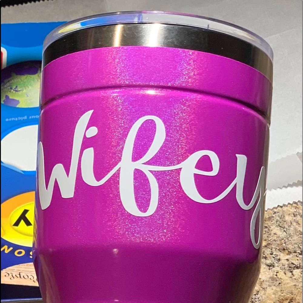 30 ounce Glitter tumblers